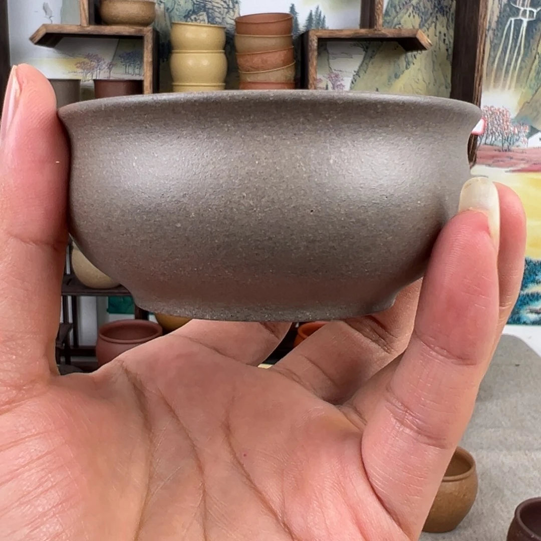 紫砂茶杯拙器甄选，纯原本矿。