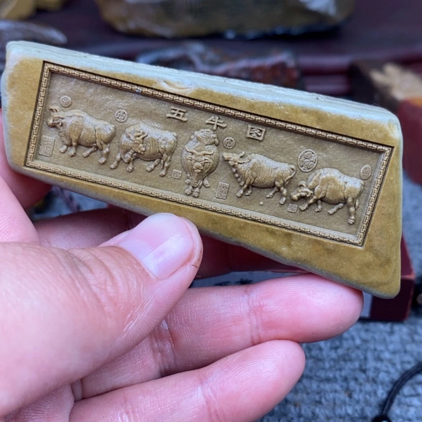 【闪购商品】原石雕刻手把件