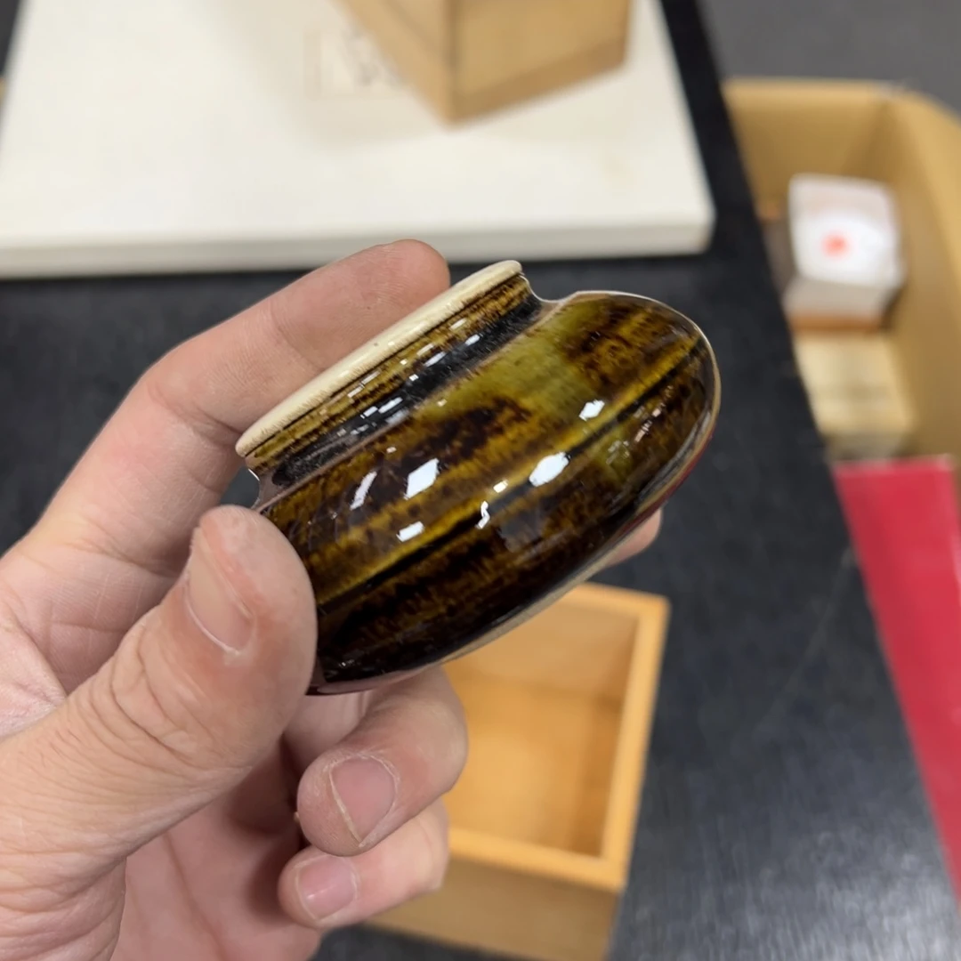 陶瓷日本中古工艺品摆件