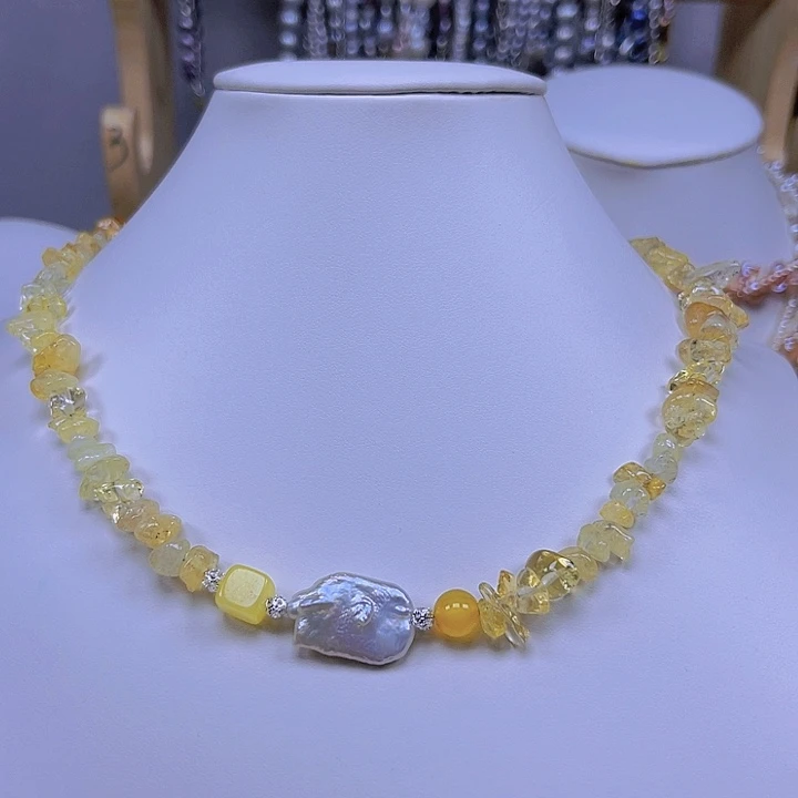 淡水珍珠手绳合金