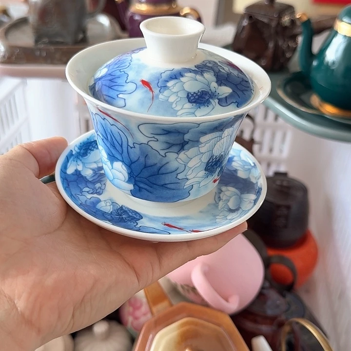 微瑕陶瓷茶具茶杯茶壶