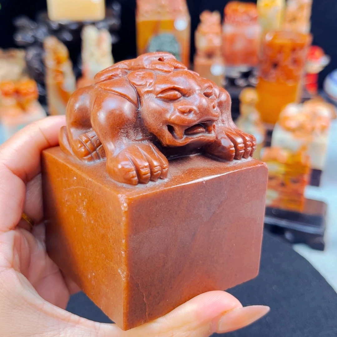 与***行寿山石捡漏瑕疵品6*6