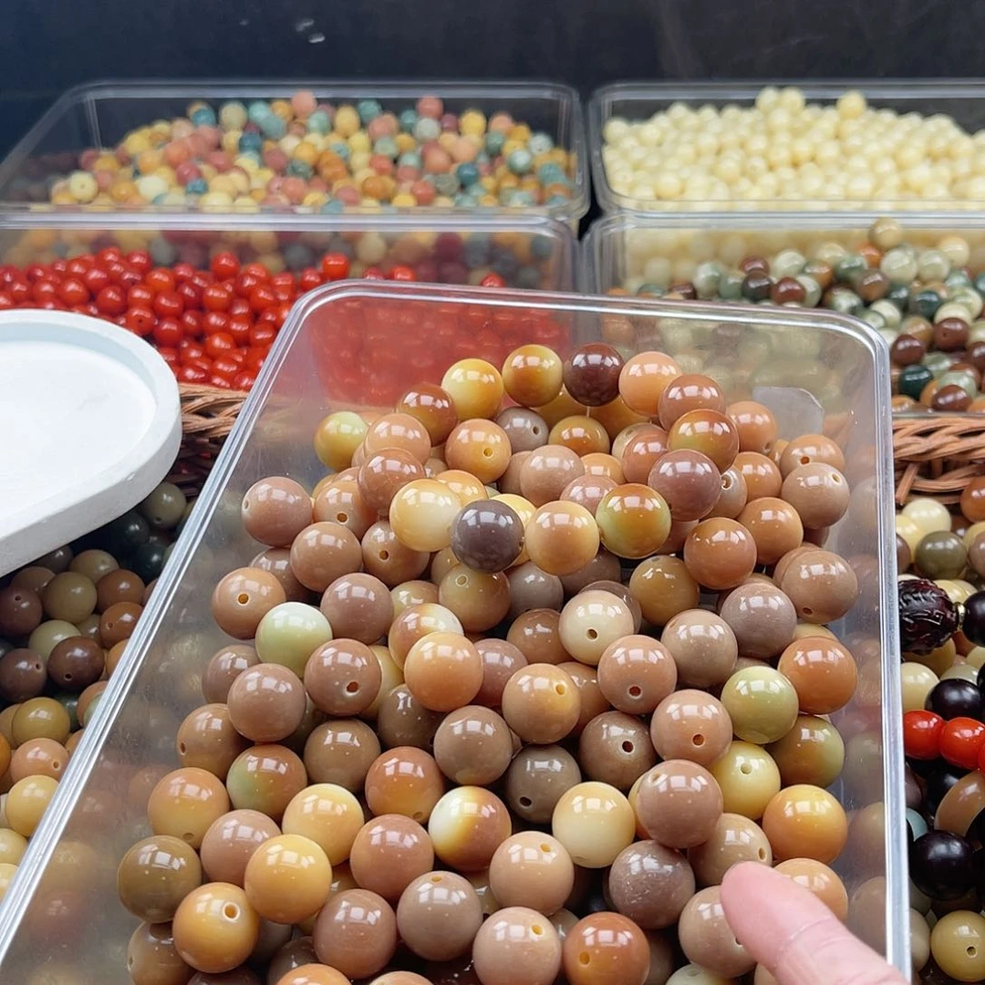 白玉菩提吊坠B/16mm/10+5颗瑕疵