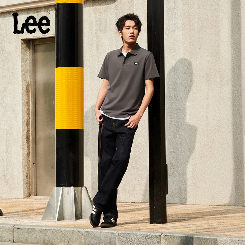【张凌赫代言】Lee春夏宽松直筒清水男士牛仔裤休闲潮流888000