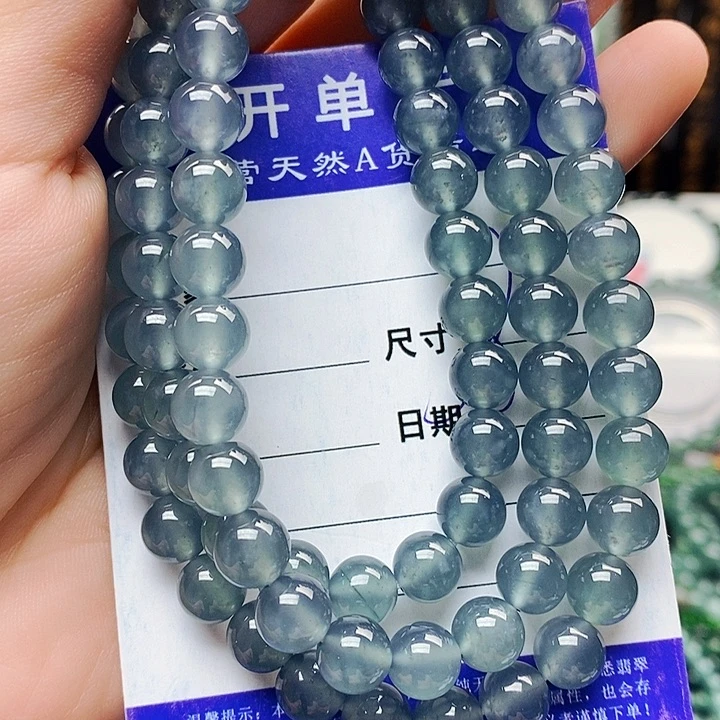 寻***藏翡翠未镶嵌手链翡翠