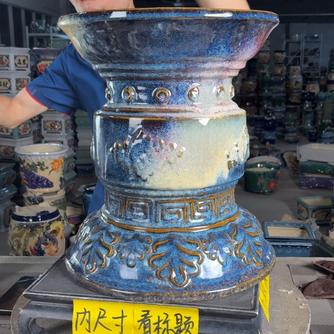 一风堂石湾花盆 面30高35