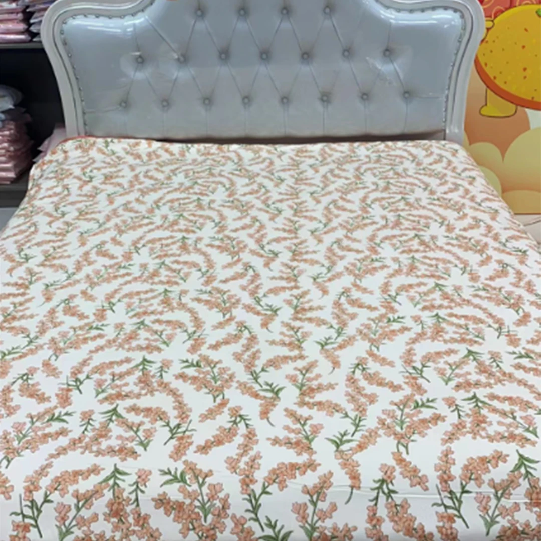 【德芳专属】磨纱水洗床单亲肤透气家居