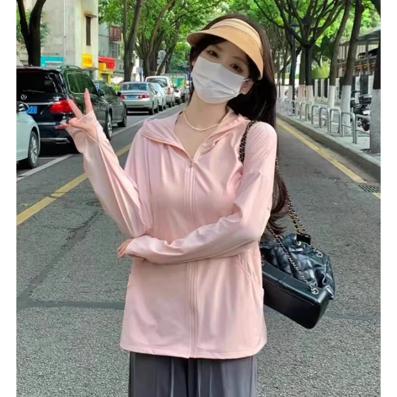 冰丝防晒衣女款防晒服夏季宽松上衣外套开衫2025新款洋气衣服女