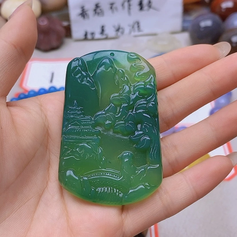 【闪购商品】未镶嵌玛瑙/玉髓珠宝半成品青*斋
