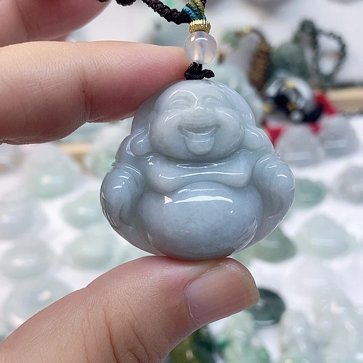 颈饰未镶嵌翡翠佛公