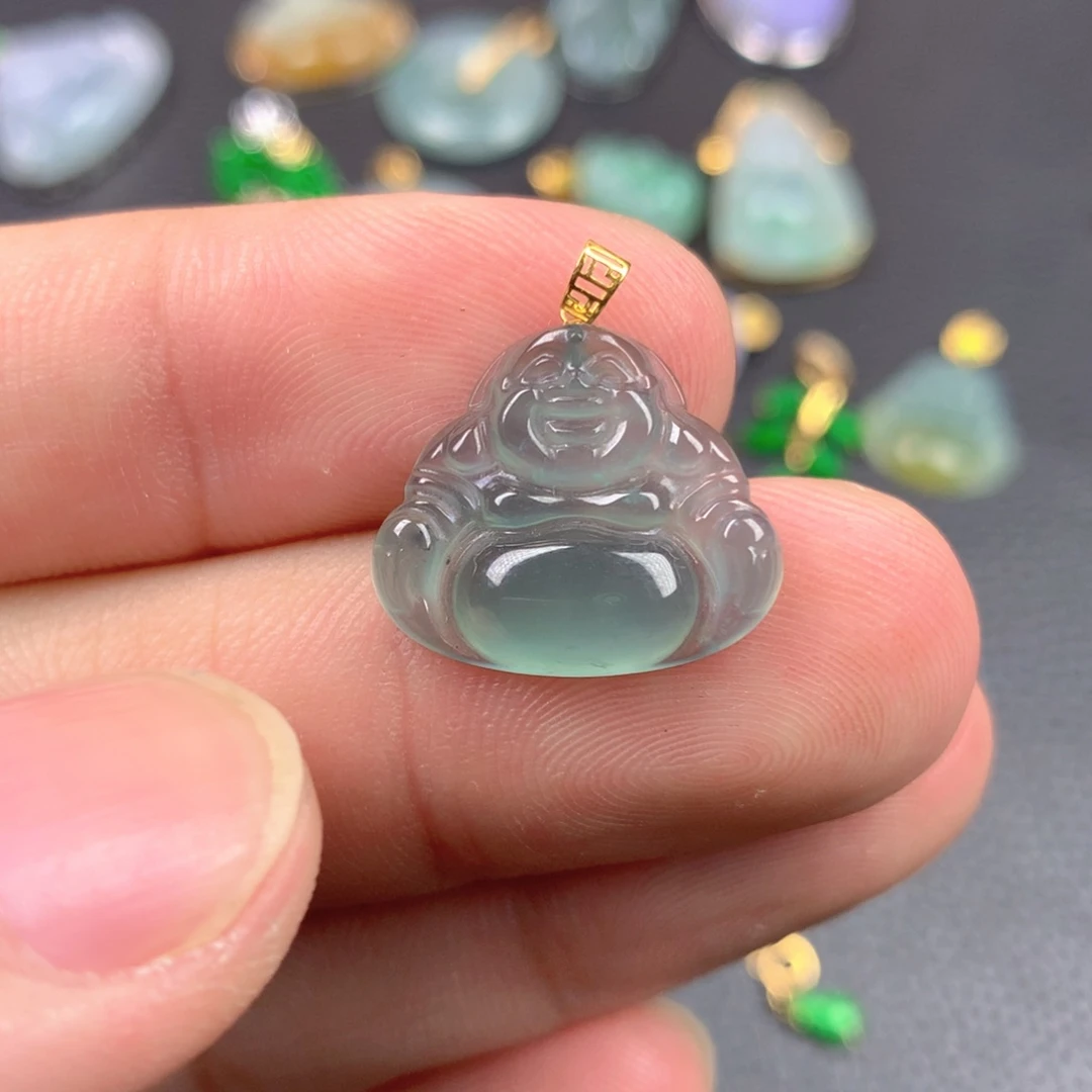 【闪购商品】翡翠18K金镶嵌颈饰翡翠