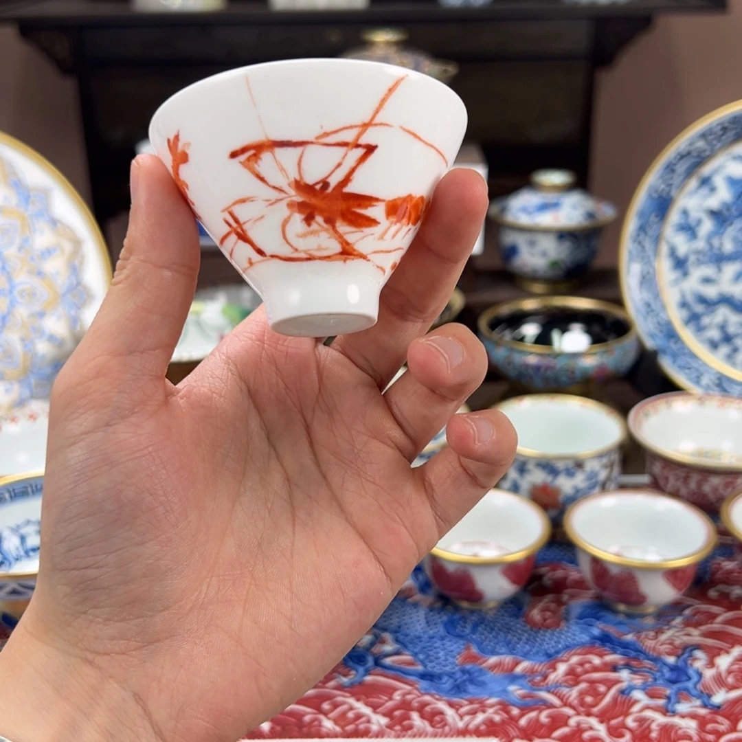 瓷片景德镇手工手绘陶瓷