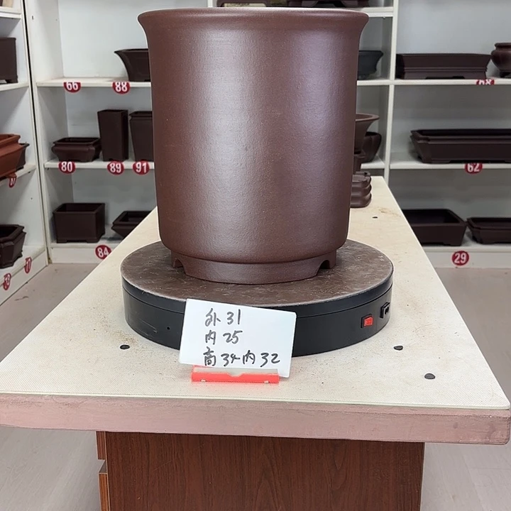 紫砂花盆金钟圆盆
