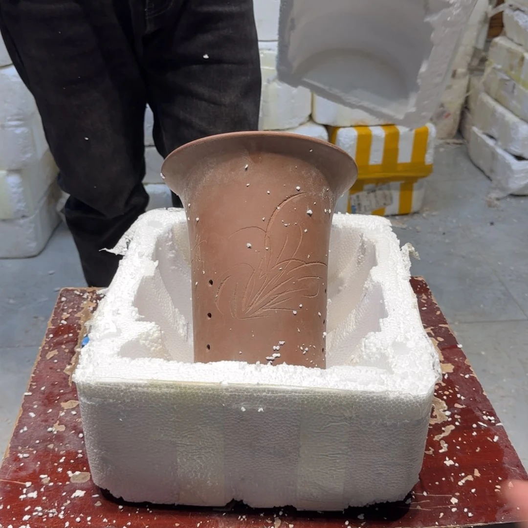 紫砂花盆瑕疵和瑕疵