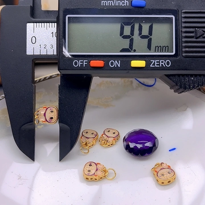 银S925镶嵌颈饰紫晶紫晶925镶嵌149