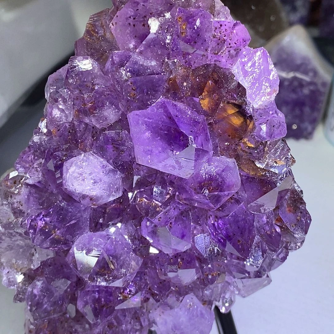 小***秋未镶嵌大型摆件（非配饰）紫晶小潘