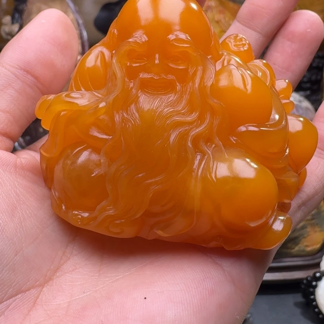 南***一田黄石手工艺作品 巧色巧雕