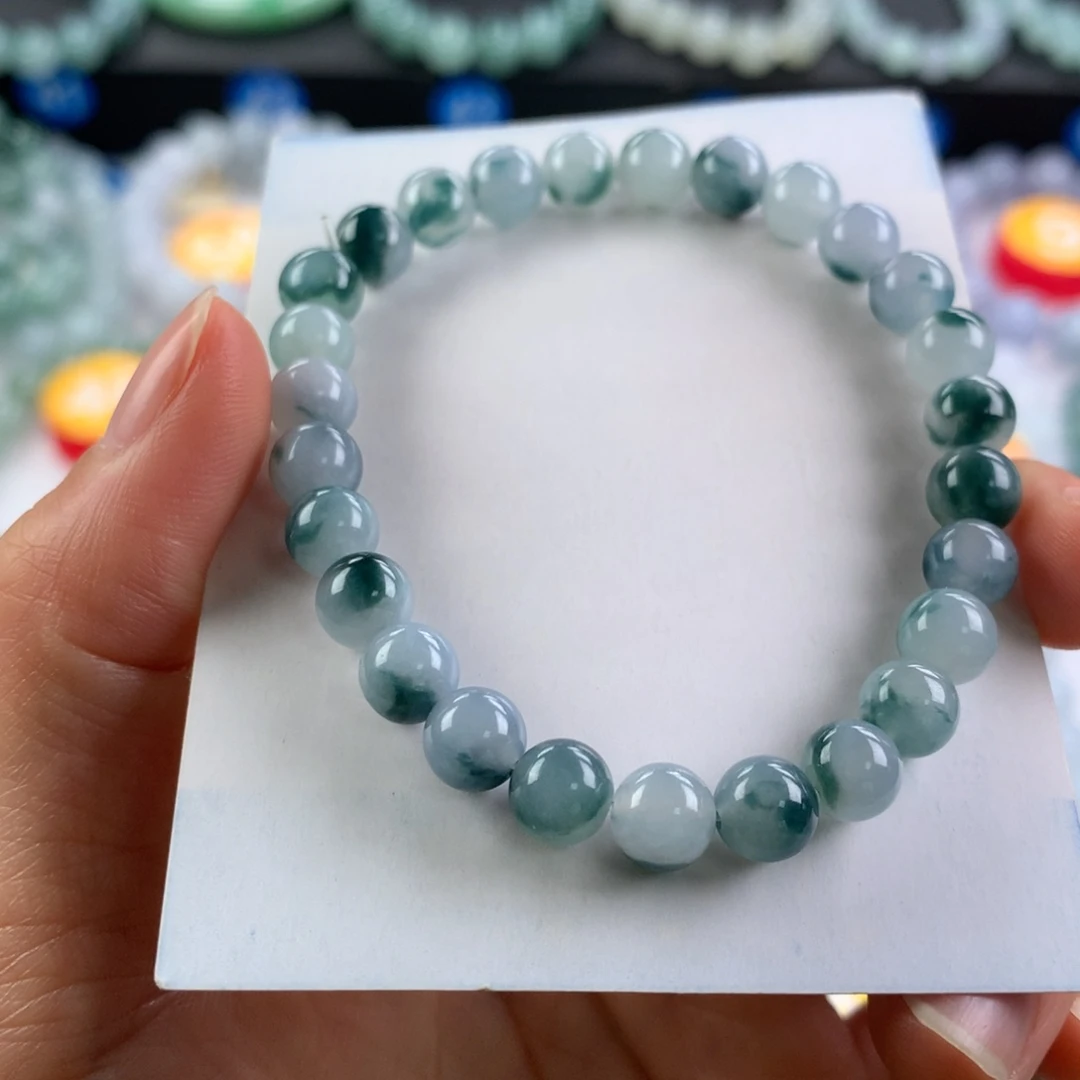 翡翠未镶嵌手链卡7