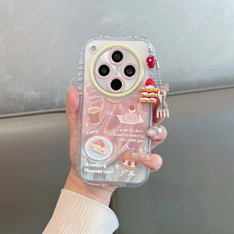 适用oppofindx8手机壳findx8s+羽纱全包防摔findx8pro亚克力蛋糕