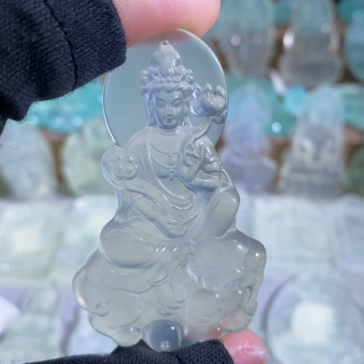 岫玉吊坠未镶嵌吊坠