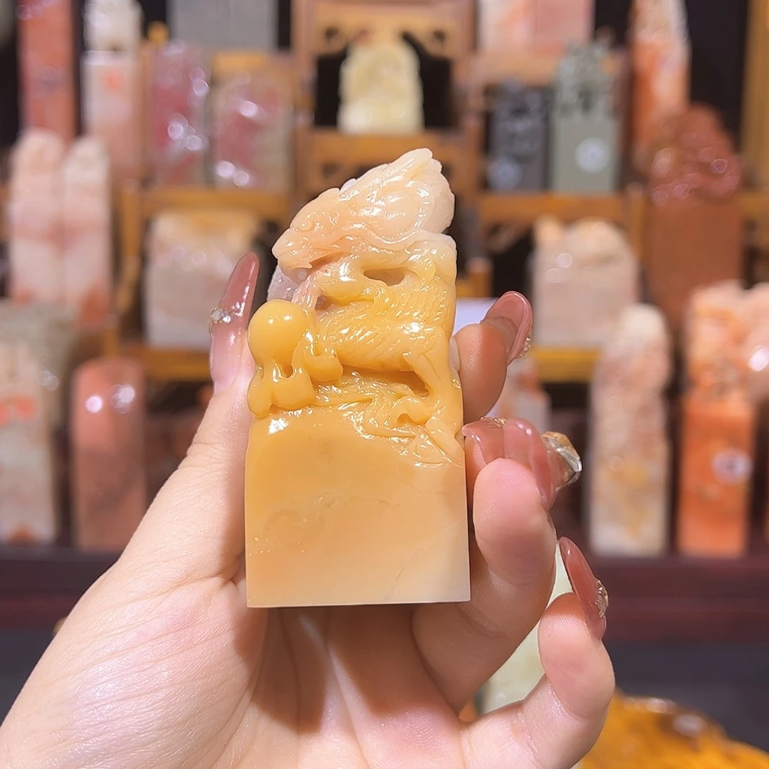 *****昌化石印石手工制作