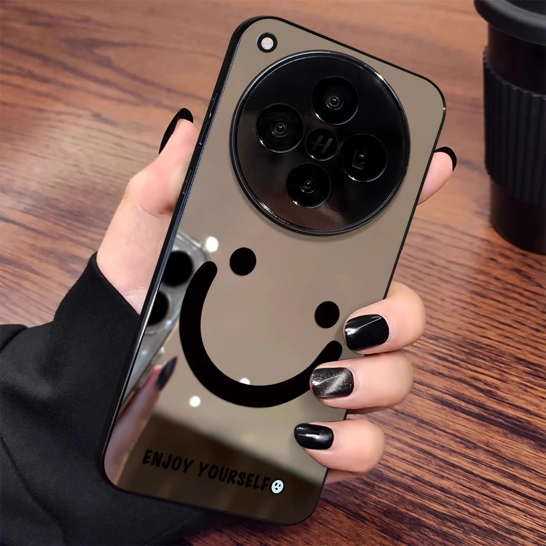 镜面笑脸适用OPPOFindx8ultra手机壳x9pro新款x9高级防摔x8s+轻奢