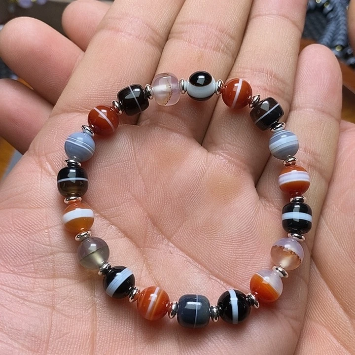 玛瑙/玉髓手链未镶嵌