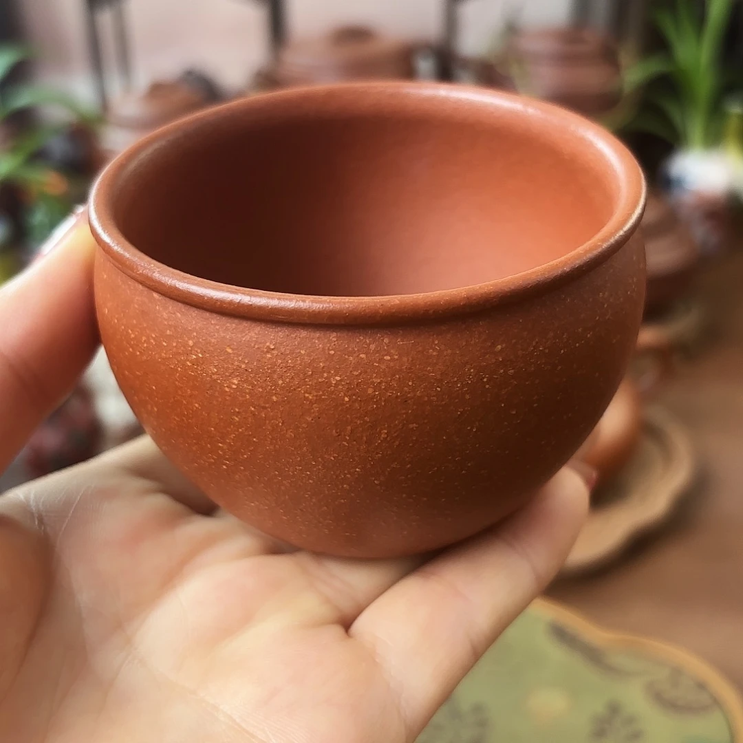 茶壶紫砂主人杯红降坡130cc