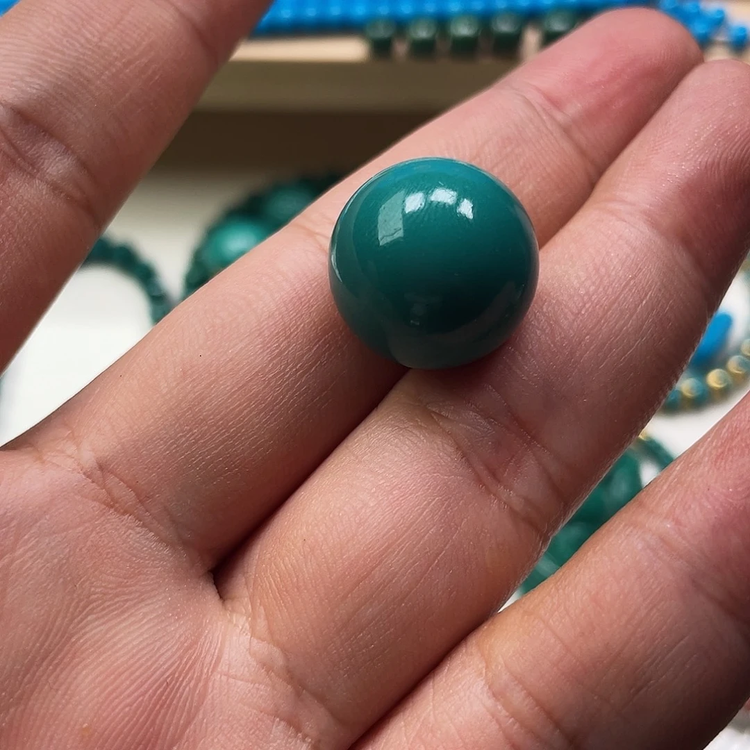 *****绿松石未镶嵌圆珠