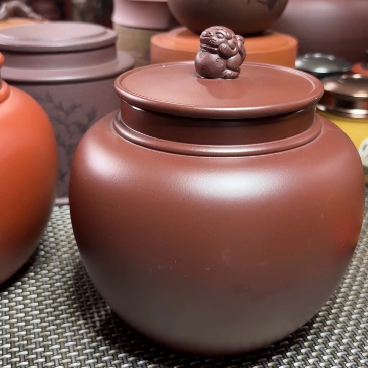 紫砂茶叶罐中高端紫砂茶叶罐