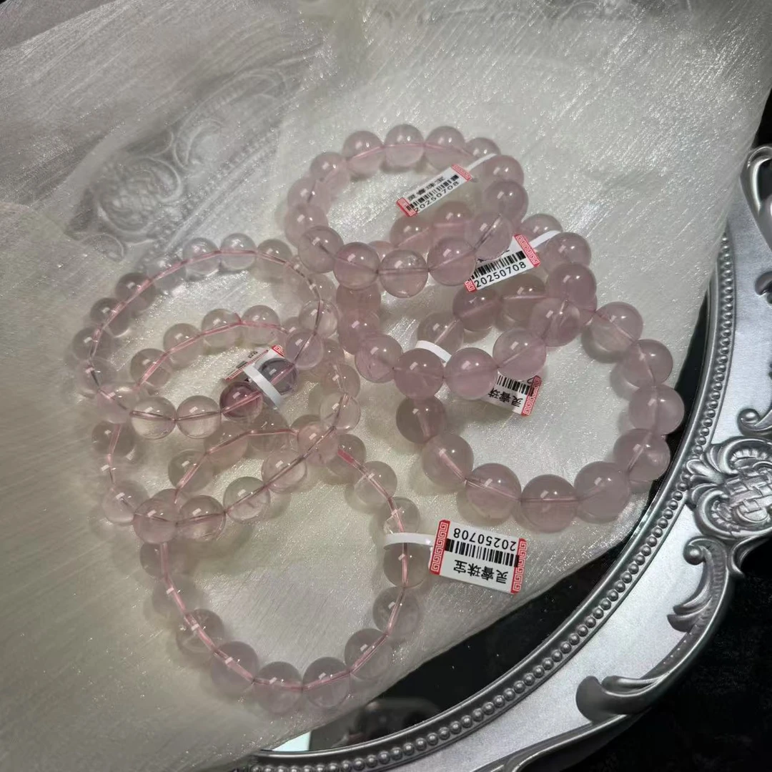 ZB天然星光粉水晶素串手链—多样性发其一