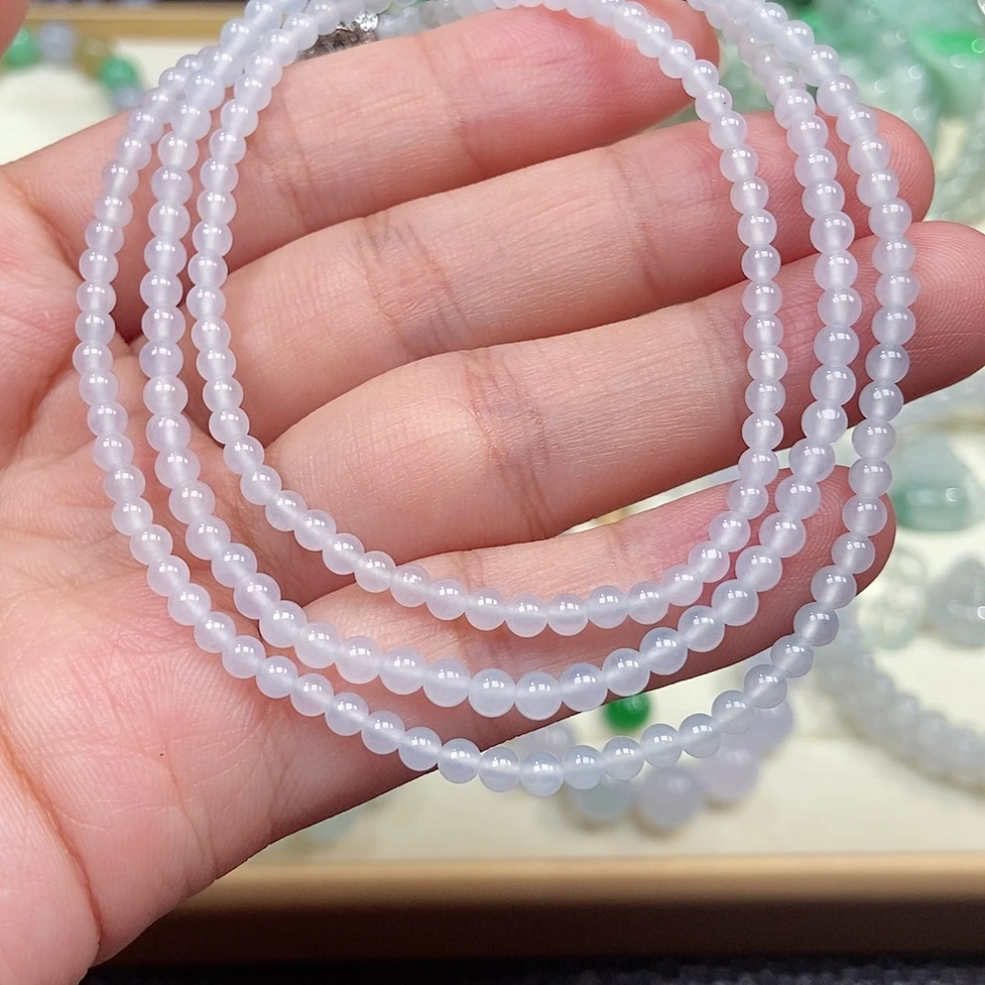 未镶嵌手链翡翠卡3-3.4