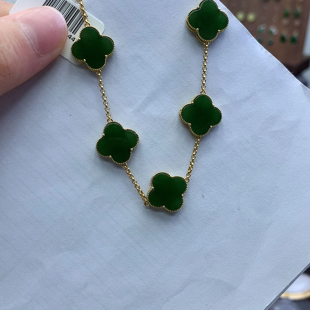 手链18K金镶嵌和田玉