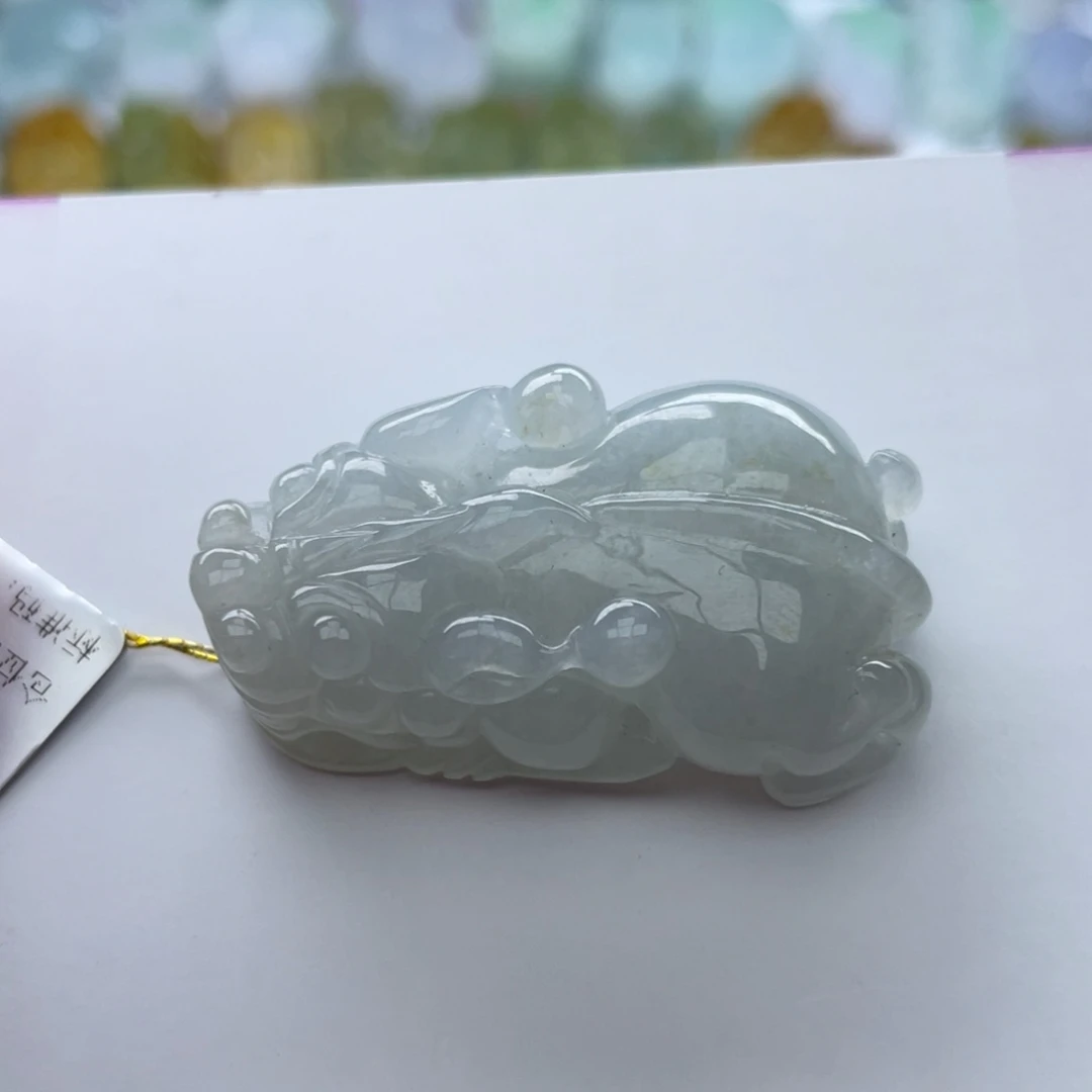 翡翠颈饰未镶嵌貔貅