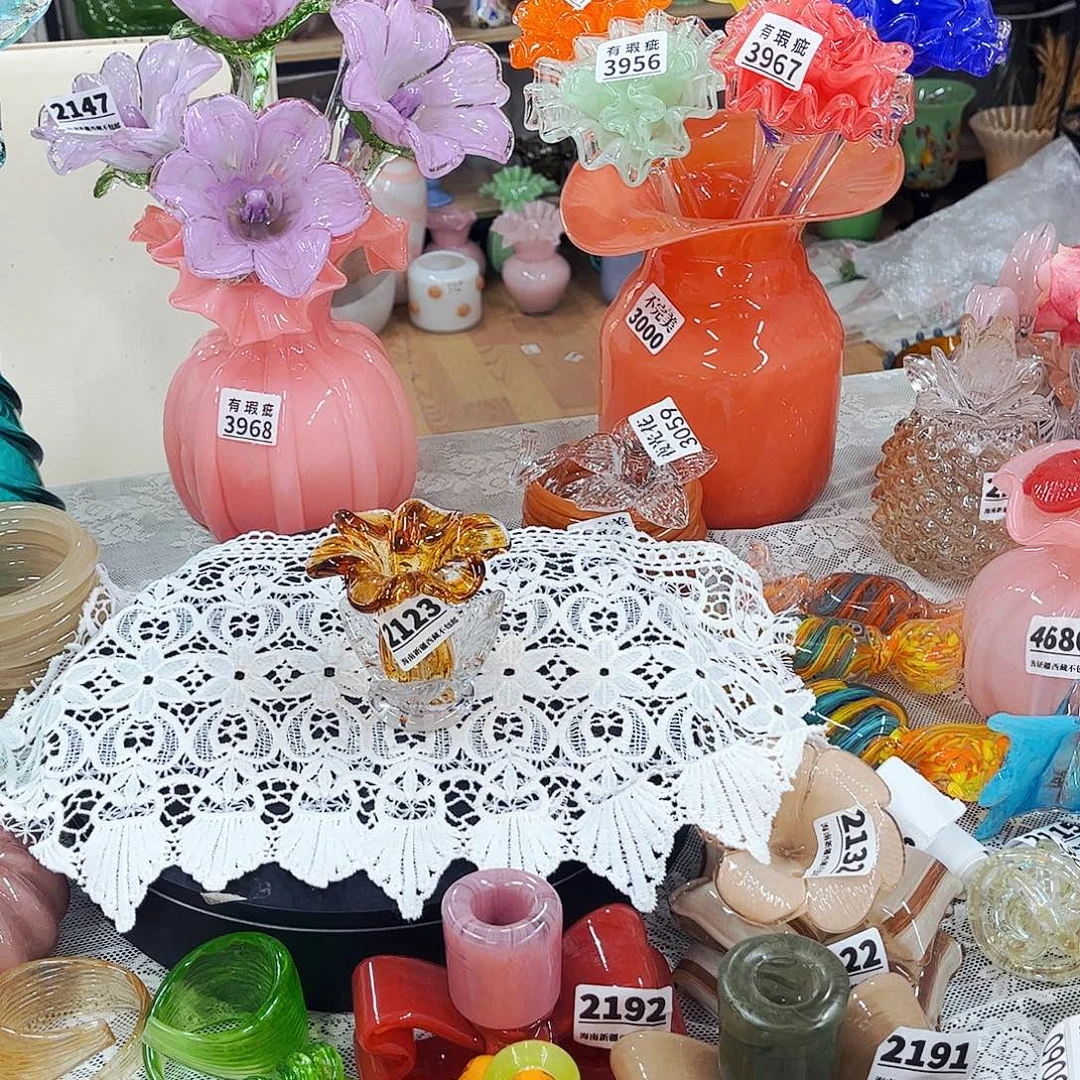 2123烛台花 家悦琉璃工艺品