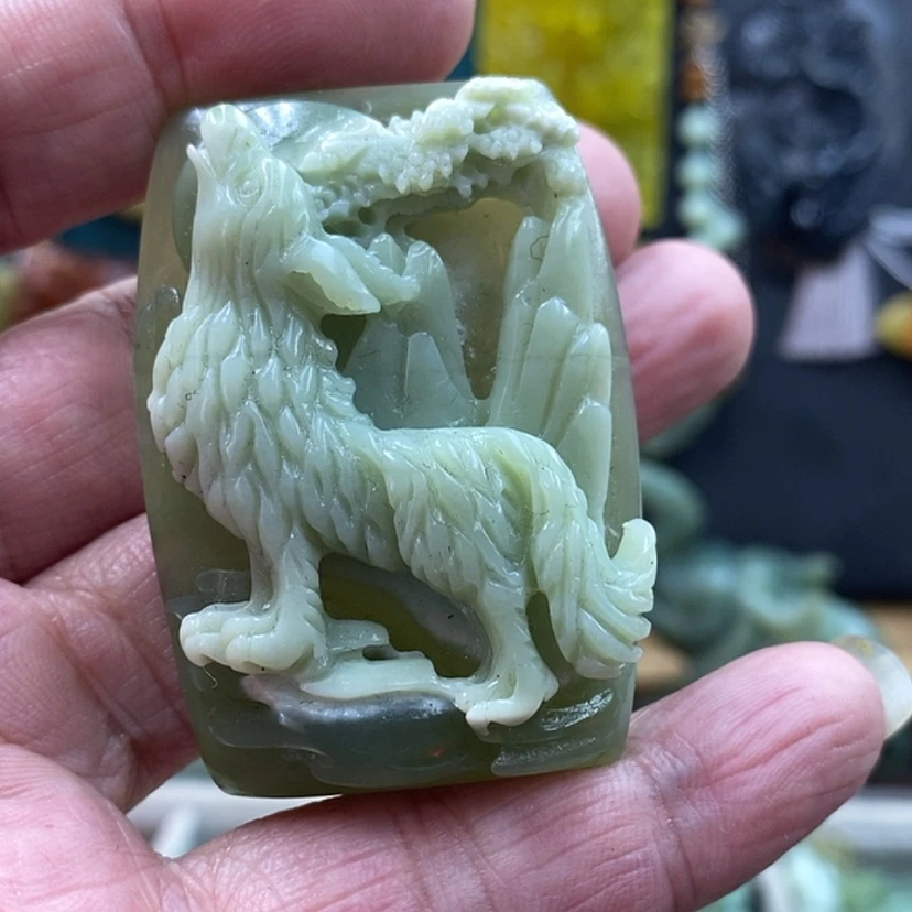 【闪购商品】未镶嵌蛇纹石玉吊坠