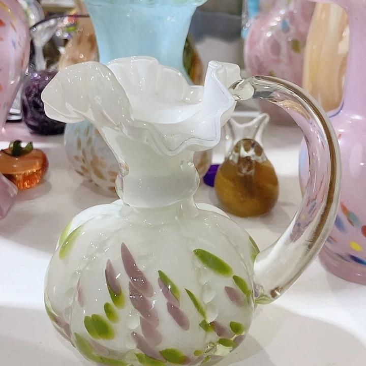 琉璃手工艺品琉璃花瓶高度14厘米2厘米