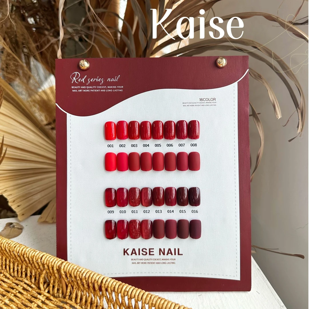 恺舍16色新年红高端流行爆款美甲显白拓客甲油胶红色小套胶