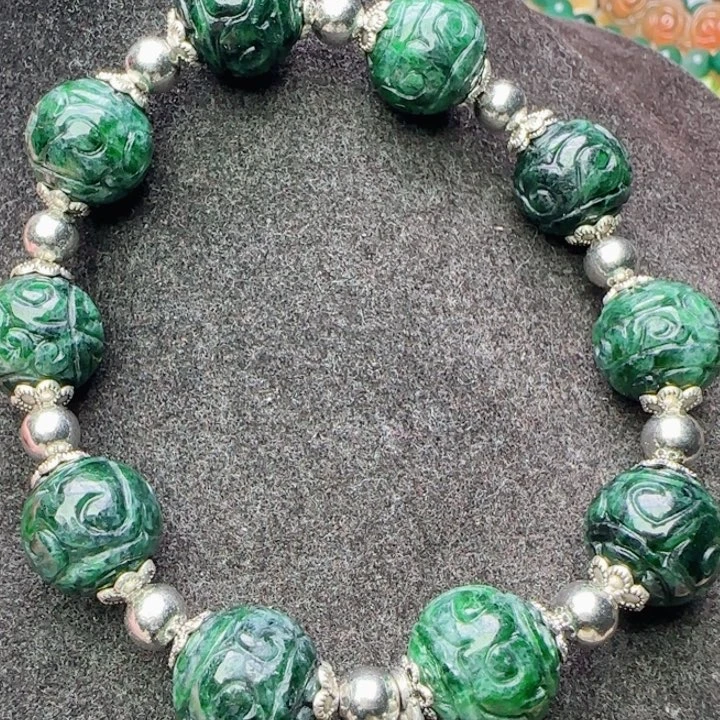 翡翠未镶嵌颈饰天然A货508