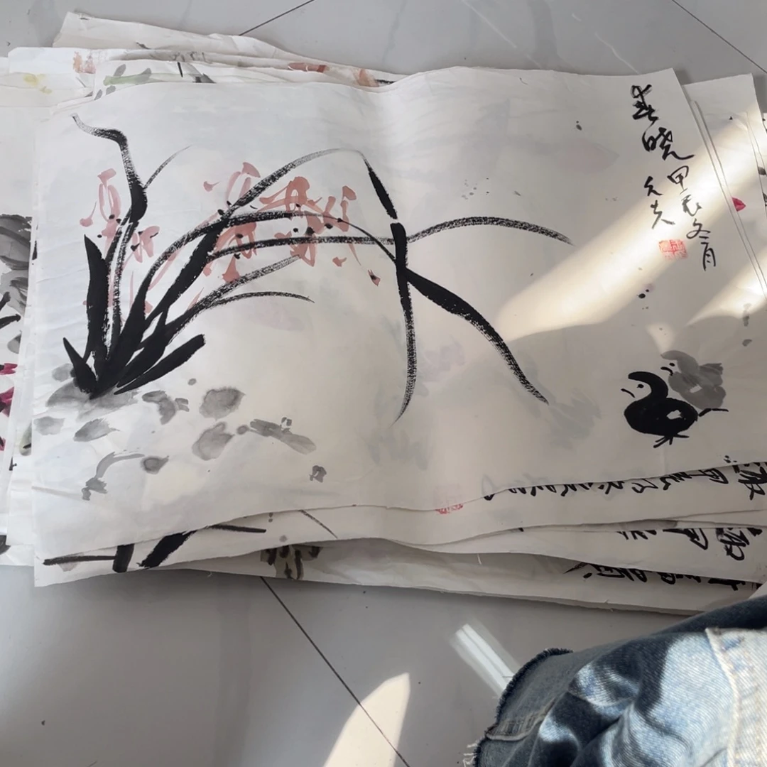 国画福利老师绘画