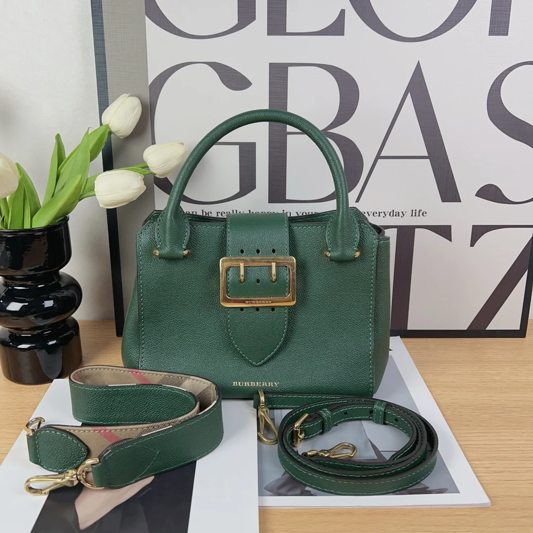 99新 BURBERRY/博柏利 Burberry/巴宝莉 金扣手提包