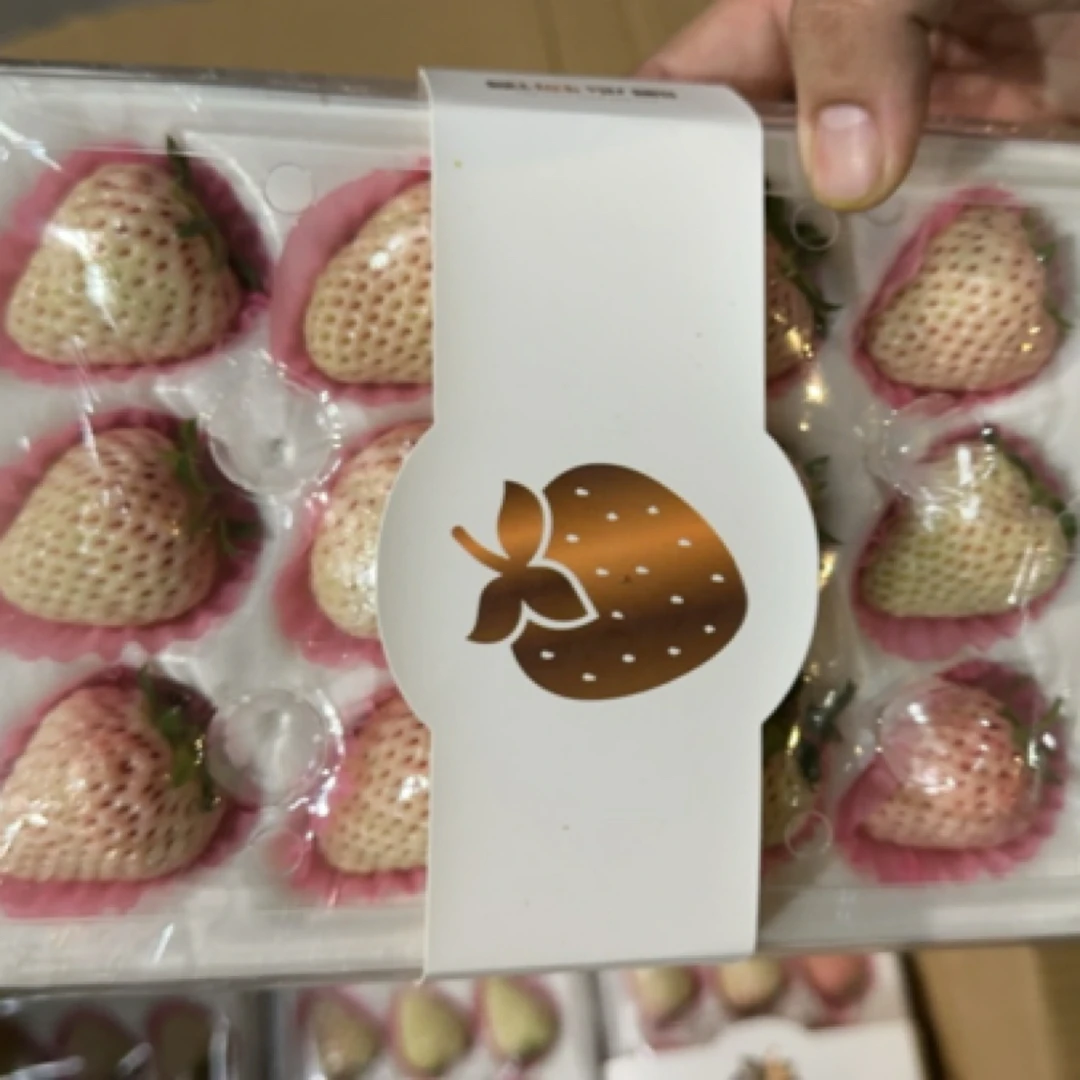 【同城配送】凯敏果业 两盒24颗一斤淡雪大草莓新鲜水果 现货直发淡雪草莓中国大陆