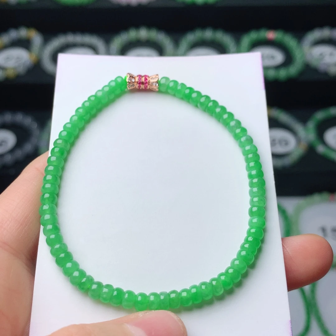 翡翠未镶嵌手链翡翠