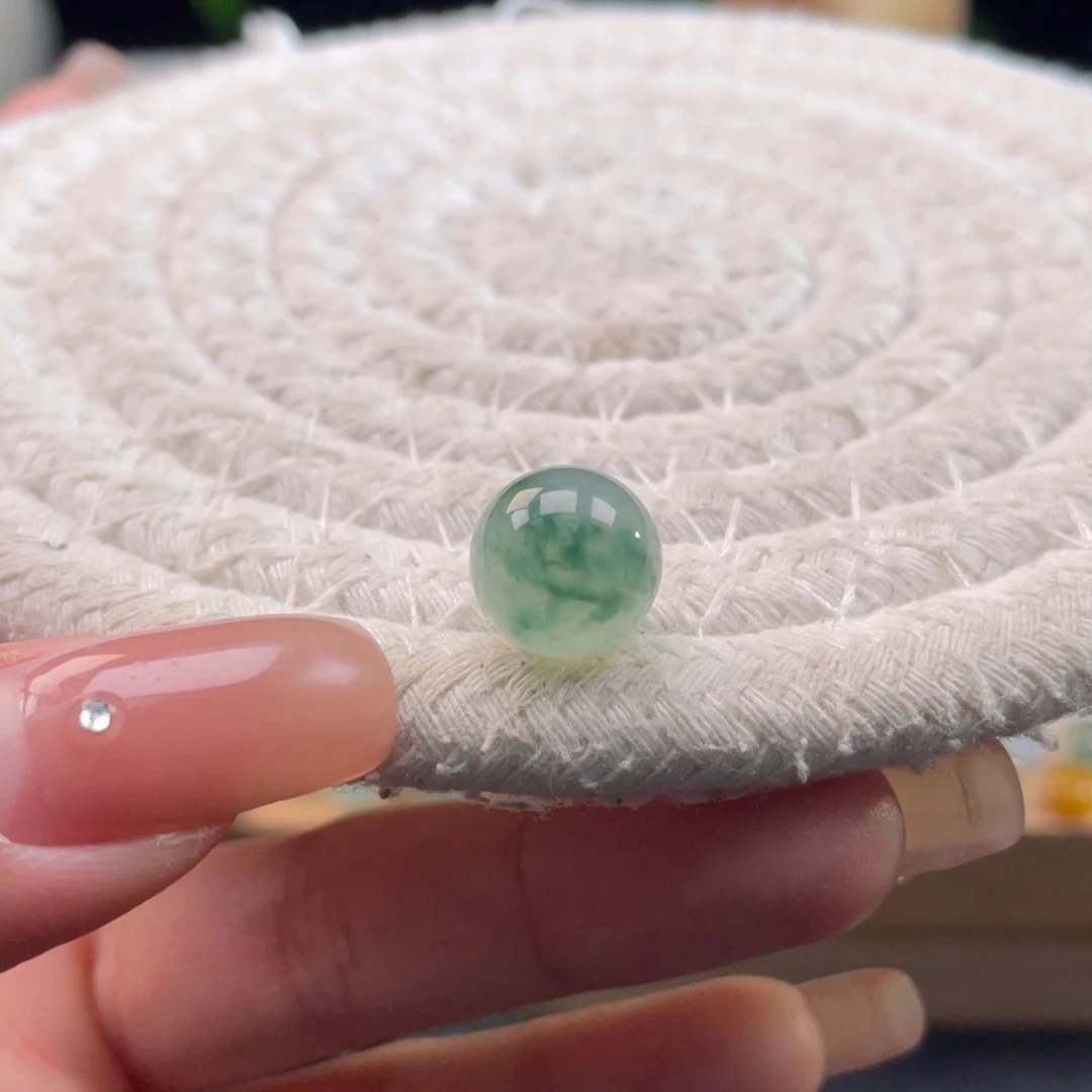 未镶嵌定制翡翠天然缅甸翡翠a货飘花10.8