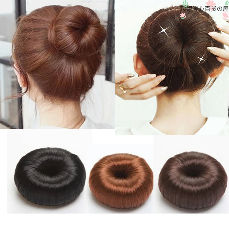 假发发饰头饰蓬松扎头发工具头花发夹女童多功能海绵简约发圈韩式