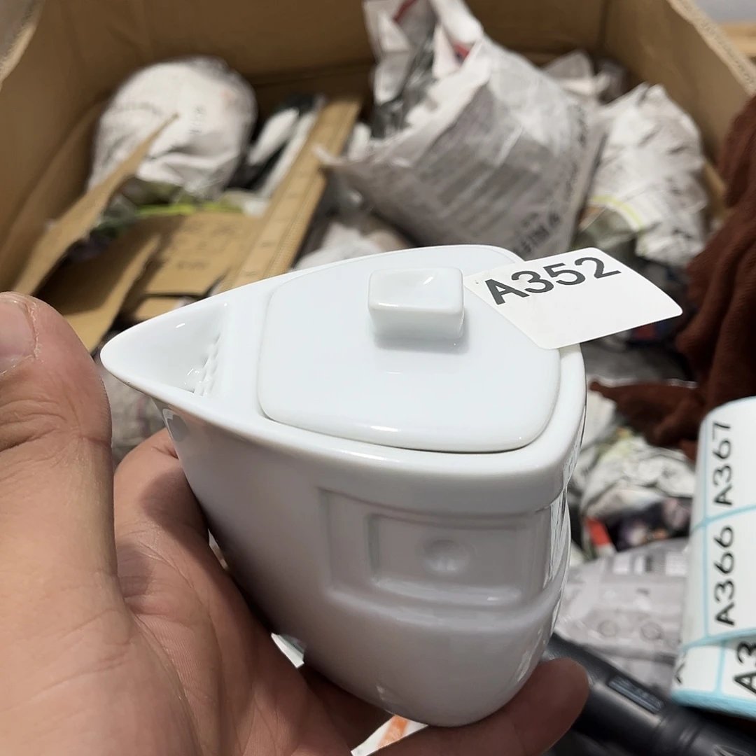 瓷片茶摆件工艺品摆件666