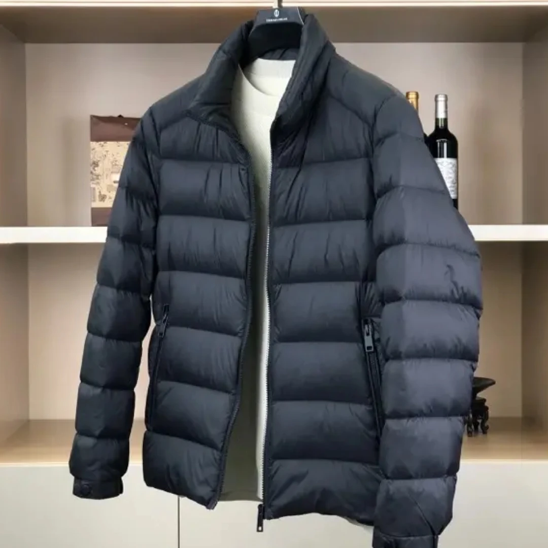 轻薄排骨羽绒服 光版小立领羽绒服男女同款
