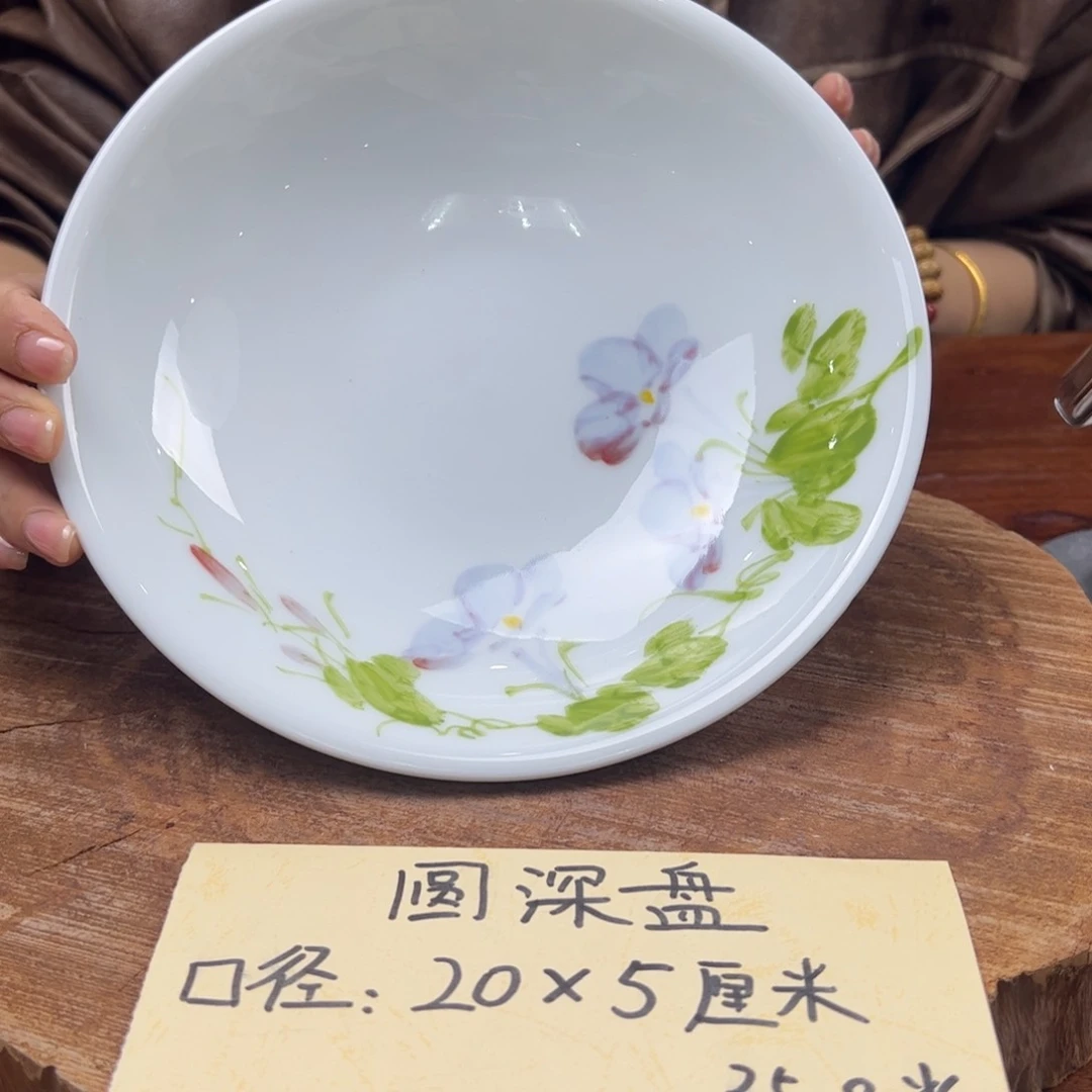 瓷片景德镇陶瓷手工手绘制作