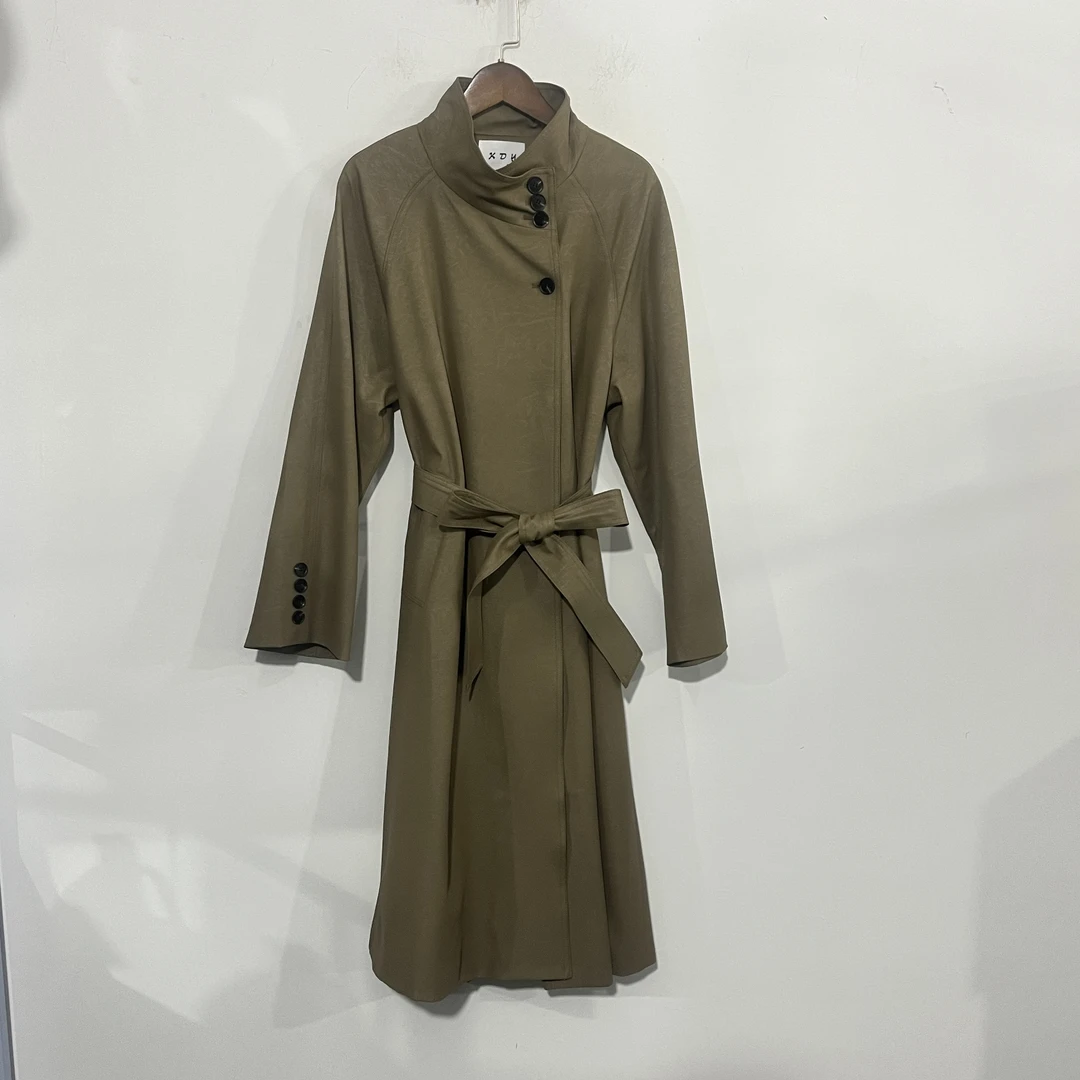 【风衣】高档外套春装设计感时装女装服装[ZX]Z