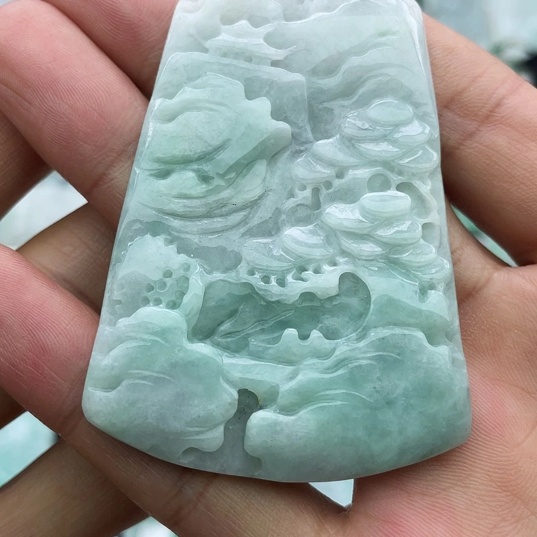 颈饰未镶嵌翡翠翡翠